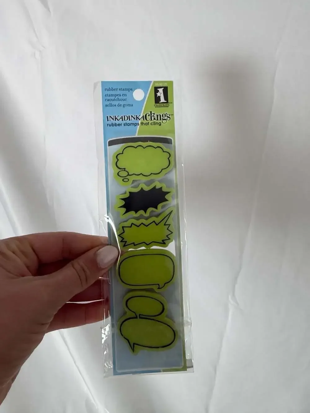 Imaginisce Snag 'em Stamps and Inkadinkado Clings Rubber Stamps with Acrylic Blo